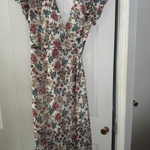 Floral Wrap Dress